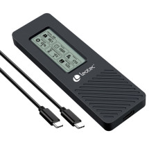 foto de CARCASA HDD LEOTEC M.2 NVME CON PANEL LCD