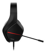 foto de AURICULAR GAMNG KROM KOPA MOVE ESTEREO NEGRO ROJO