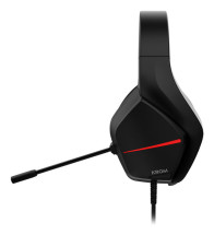 foto de AURICULAR GAMNG KROM KOPA MOVE ESTEREO NEGRO ROJO