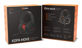 foto de AURICULAR GAMNG KROM KOPA MOVE ESTEREO NEGRO ROJO