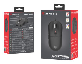 foto de RATON GAMING GENESIS KRYPTON 660 RGB SENSOR PMW3327 12.000 DPI