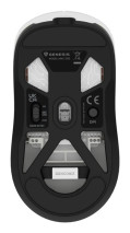 foto de RATON GAMING GENESIS ZIRCON 660 WIRELESS/CABLE/BT 12000 DPI BLANCO ULTRALIVIANO