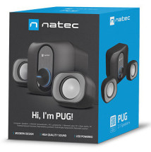 foto de ALTAVOCES 2.1 NATEC PUG 11W RMS NEGRO