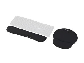 foto de PACK ALFOMBRILLA Y REPOSAMUÑECAS NATEC CHIPMUNK 2-IN-1 ERGONOM SET ACOLCHADO BL