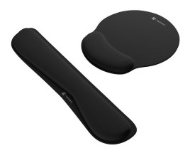 foto de PACK ALFOMBRILLA Y REPOSAMUÑECAS NATEC CHIPMUNK 2-IN-1 ERGONOM SET ACOLCHADO BL