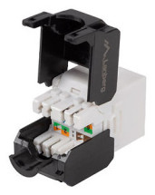 foto de CONECTOR KEYSTONE LANBERG CAT.6 UTP RJ45 TOLLESS