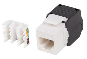 foto de CONECTOR KEYSTONE LANBERG CAT.6 UTP RJ45 TOLLESS