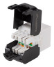 foto de CONECTOR KEYSTONE LANBERG CAT.6 UTP RJ45 TOLLESS