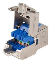 foto de CONECTOR KEYSTONE LANBERG CAT.6A FTP RJ45 TOLLESS