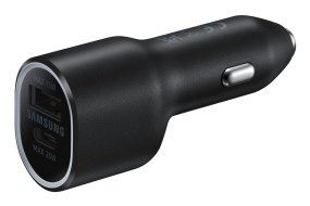 foto de CARGADOR DE COCHE DUAL SAMSUNG 1XUSB-C 1XUSB-A 40W NEGRO EP-L4020NBEGEU