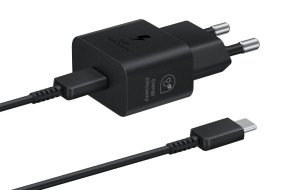 foto de CARGADOR SAMSUNG EP-T2510 USB-C 25W GAN NEGRO CON CABLE