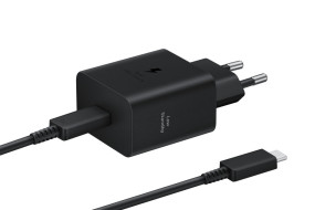 foto de CARGADOR SAMSUNG USB-C 45W NEGRO CON CABLE EP-T4511XBEGEU