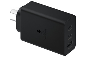 foto de CARGADOR TRIO SAMSUNG EP-T65302XUSB-C 1XUSB-A 65W NEGRO SIN CABLE