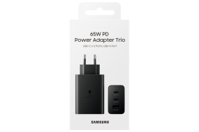 foto de CARGADOR TRIO SAMSUNG EP-T65302XUSB-C 1XUSB-A 65W NEGRO SIN CABLE