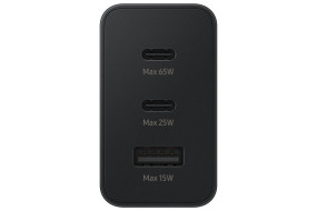 foto de CARGADOR TRIO SAMSUNG EP-T65302XUSB-C 1XUSB-A 65W NEGRO SIN CABLE