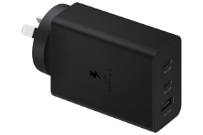 foto de CARGADOR TRIO SAMSUNG EP-T65302XUSB-C 1XUSB-A 65W NEGRO SIN CABLE