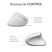 foto de RATON SUBBLIM GLIDE VERTICAL ERGO WHITE USB