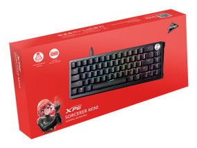 foto de TECLADO GAMING XPG SORCERER MINI EN USB RETROILUMINADO MECANICO NEGRO