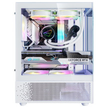 foto de CAJA GAMING XPG INVADER X MINI ATX 1XUSB-C 2XUSB SIN FUENTE ARGB BLANCO