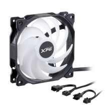 foto de VENTILADOR CAJA XPG VENTOR 120MM NEGRO RGB X3
