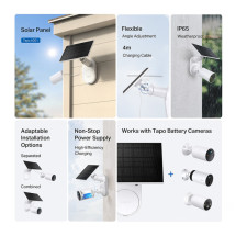 foto de PANEL SOLAR TP-LINK A201 COMPATIBLE CON CAMARAS TAPO IP65