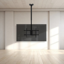 foto de SOPORTE TECHO TOOQ PANTALLAS 43-86 XL NEGRO