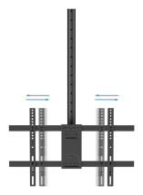 foto de SOPORTE TECHO TOOQ PANTALLAS 43-86 XL NEGRO