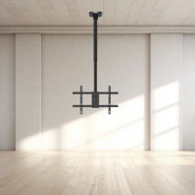 foto de SOPORTE TECHO TOOQ PANTALLAS 43-86 XL NEGRO