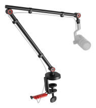foto de BRAZO PARA MICROFONO GENESIS THULIUM 500 CON SOPORTE PARA AURICULARES