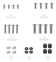 foto de SOPORTE PARED PANTALLAS 43-90 NEGRO