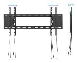 foto de SOPORTE PARED PANTALLAS 43-90 NEGRO