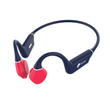 foto de AURICULARES LEOTEC CONDUCCION OSEA KURI AZUL ROJO BT