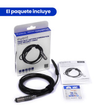 foto de CABLE SEGURIDAD EWENT NANO CON COMBINACION