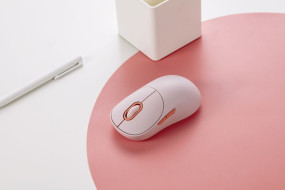 foto de RATON XIAOMI MOUSE 3 PINK RF INALAMBRICO BATERIA RECARGABLE
