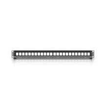 foto de PATCH PANEL UBIQUITI UACC-RACK-PANEL-PATCH-BLANK-24 KEYSTONE WHITE