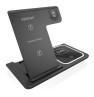 foto de CARGADOR AISENS INALAMBRICO USB-C 3 EN 1 15W NEGRO