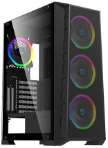 foto de CAJA ATX HIDITEC MH12 METAL MESH ARGB USB 3.1 TYPE-C