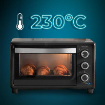 foto de HORNO DE SOBREMESA CECOTEC BAKE&TOAST 2300 BLACK