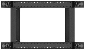 foto de ARMARIO LANBERG ABIERTO RACK 19” 22U 600X1000 NEGRO