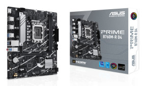 foto de PLACA BASE ASUS PRIME B760M-R D4 1700 MATX 4XDDR4