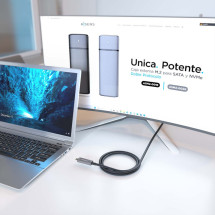 foto de CABLE USB3.1 AISENS GEN2 10GBPS AOC 4K 3A 60W E-MARK USB-C M/M 7.5M