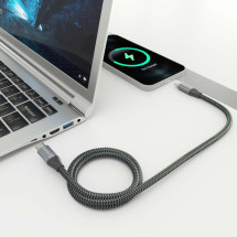 foto de CABLE USB 3.2 AISENS GEN2X2 ALUMINIO 8K@30HZ 5A 100W C/M-C/M 3.0M
