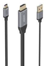 foto de CABLE CONVERSOR AISENS HDMI V2.0 A USB-C 4K@60HZ 1.8M NEGRO