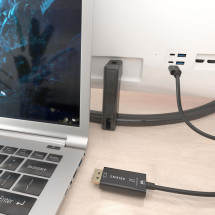 foto de CABLE CONVERSOR AISENS BIDIRECCION USB-C A DISPLAYPORT 8K@60HZ 1.8M