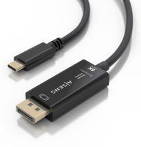 foto de CABLE CONVERSOR AISENS BIDIRECCION USB-C A DISPLAYPORT 8K@60HZ 1.8M