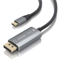 foto de CABLE CONVERSOR AISENS BIDIRECCION USB-C A DISPLAYPORT 8K@60HZ 1.8M