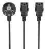 foto de CABLE ALIMENTACION CPU AISENS CEE7/M-2XC13/H NEGRO 1,8mts