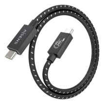 foto de CABLE USB4 AISENS GEN3X2 40G 8K60HZ 5A 48V 240W E-MARK C/M-C/M 0.5M