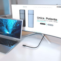 foto de CABLE USB4 AISENS GEN3X2 40G 8K60HZ 5A 48V 240W E-MARK C/M-C/M 1.0M