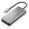 foto de HUB AISENS USB-C DOCK 9 EN 1 USB-C 2XHDMI RJ45 2XUSB-A 3.0 USB-A 2.0 PD